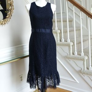 Brand New! Banana Republic Black Lace dress in 4